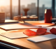 Employment contract and labor law compliance documents in modern office