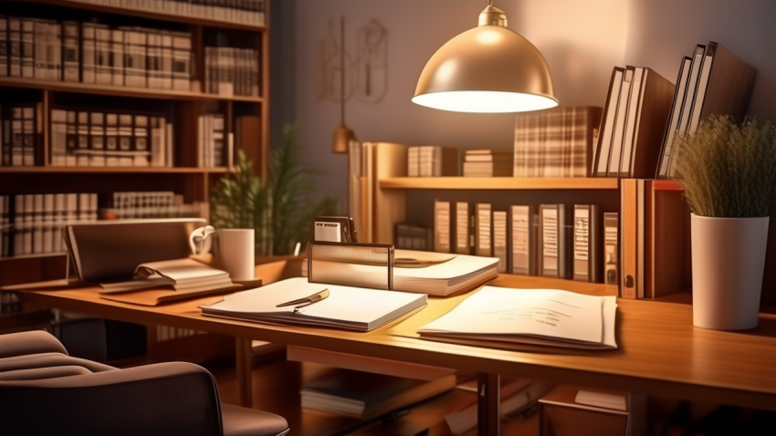 Customs valuation and tariff classification documents on professional desk