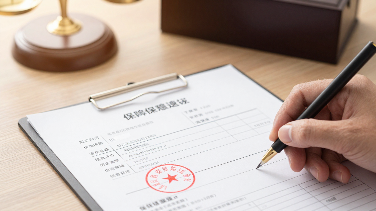 Insurance policy documents and claim forms