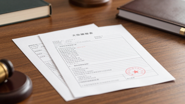 Traffic accident report and insurance claim documents