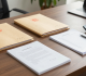 Tax administrative reconsideration documents and legal files on a professional desk
