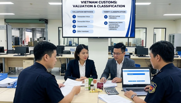 Ho Chi Minh City port and customs documentation